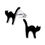 Thumbnail: "Black Cat" Ear Studs
