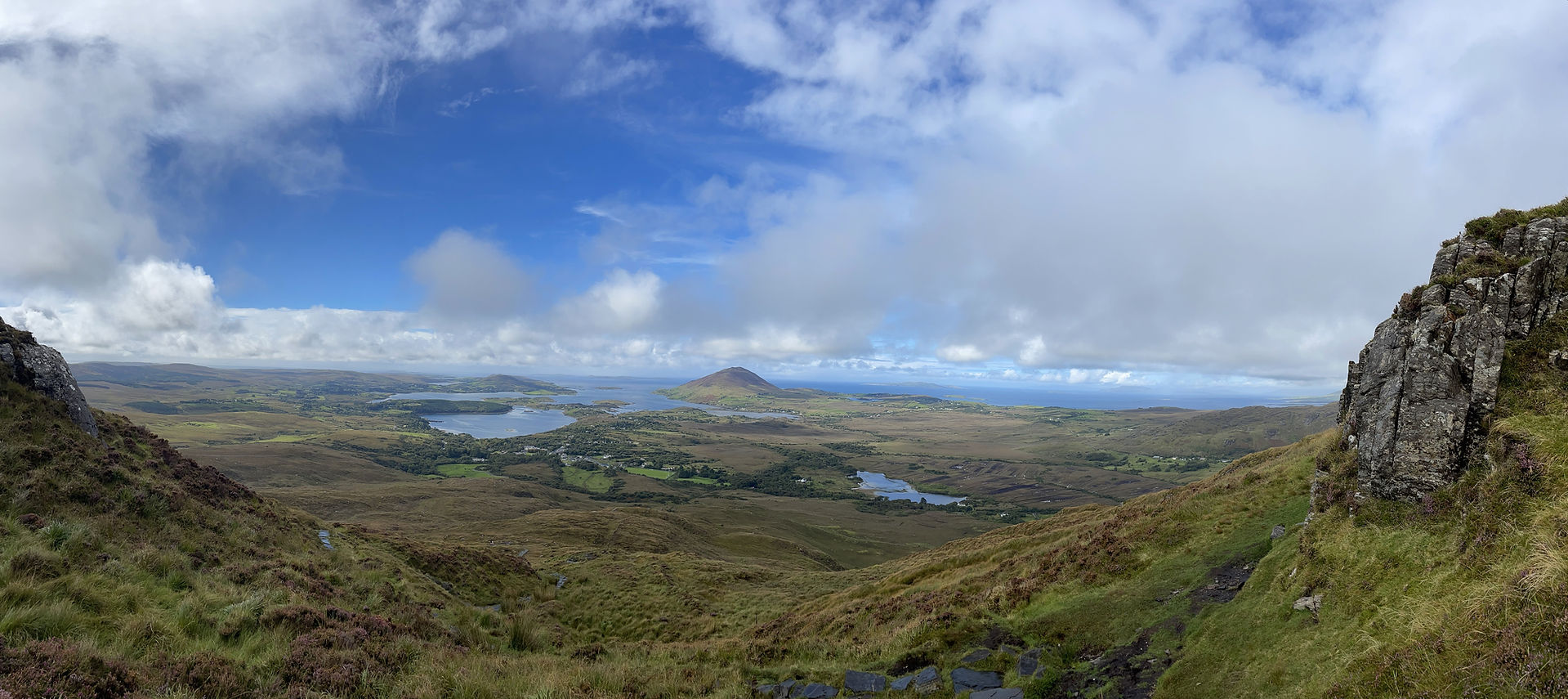 Panorama view looking North from Diamond Mountain