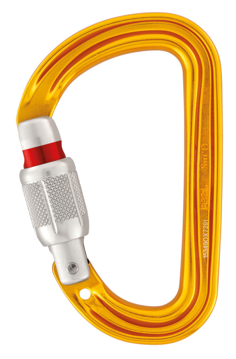 Mosquetón de seguridad Screw-Lock Sm´D de Petzl