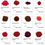 Thumbnail: Kremer color chart/手工色票 - 紅色系列