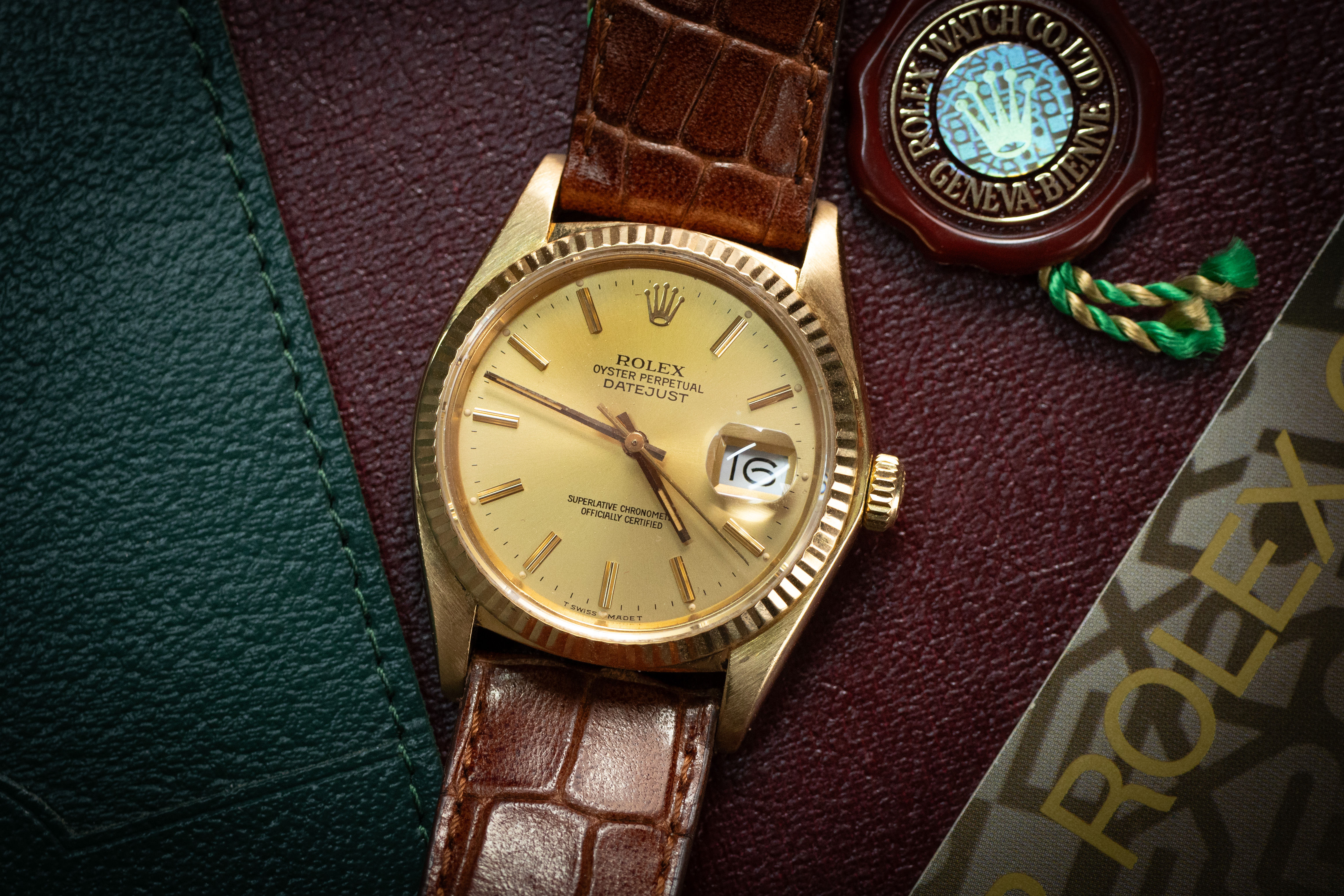 18k Rolex 16018 Datejust