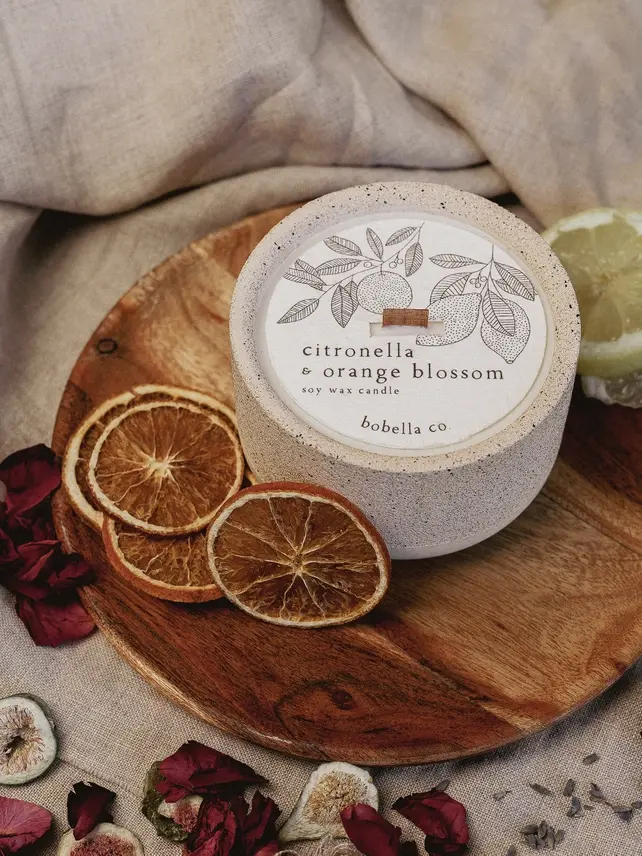 Thumbnail: Citronella & Orange Blossom Soy Wax Candle