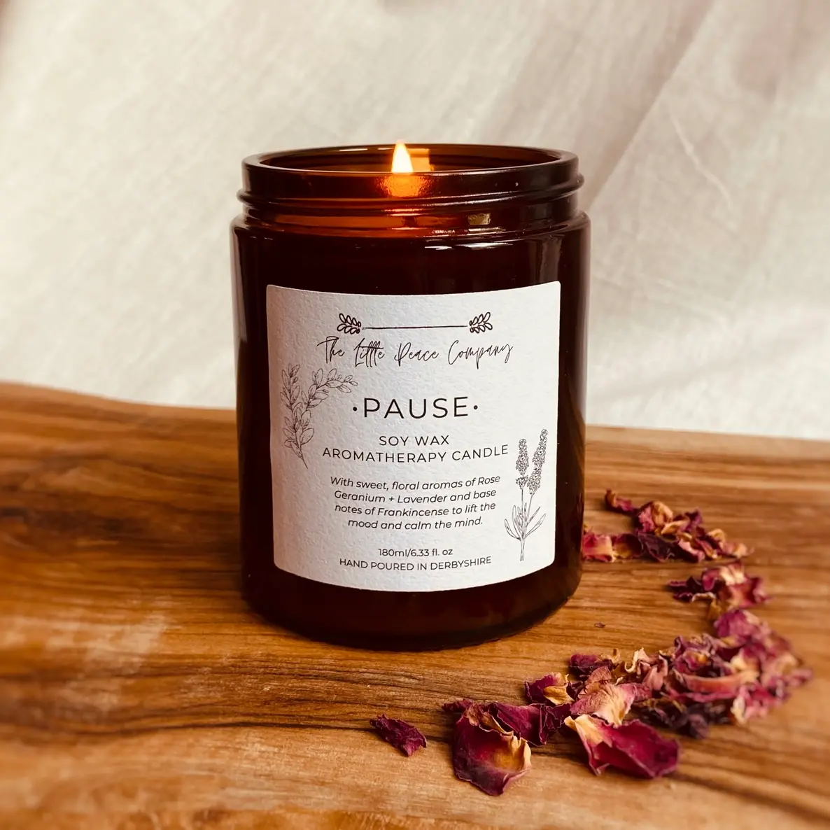 Pause Soy Wax Aromatherapy Candle 180ml