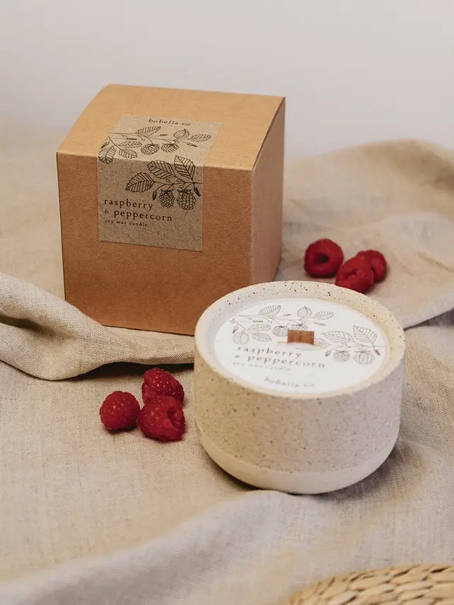 Thumbnail: Raspberry & Peppercorn Soy Wax Candle