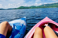 Kayaking on the Lake