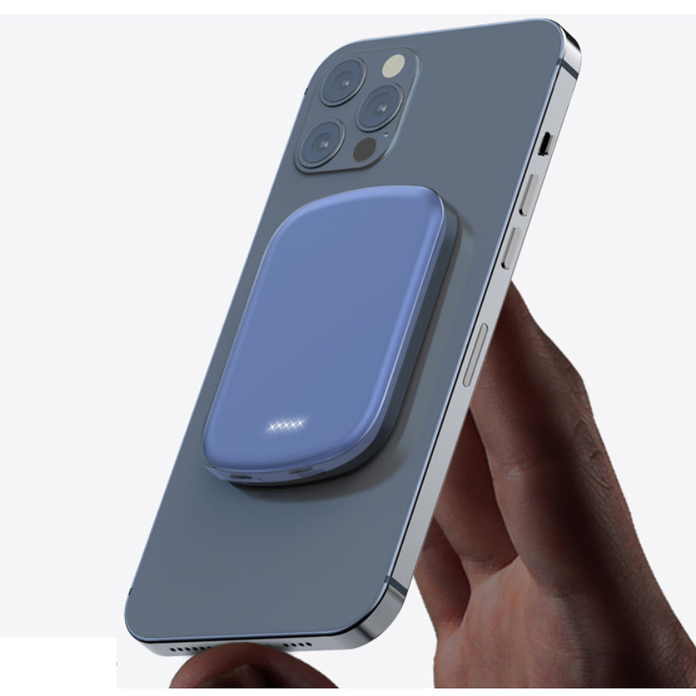Thumbnail: Magnetic Portable Wireless Charger and fast Power Bank for Apple And Android