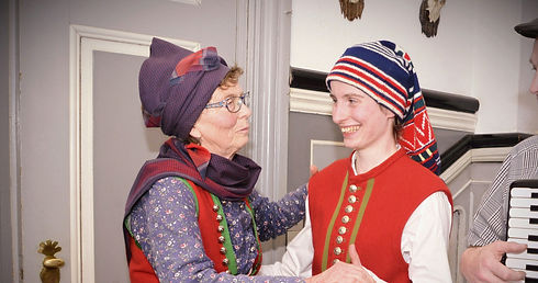 Traditional dancing Skjoldemose manor