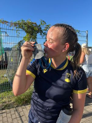 Fyra av våra ungdommar var i helgen i Zabki i Polen för att representera sverige i U18 7’s Throphy