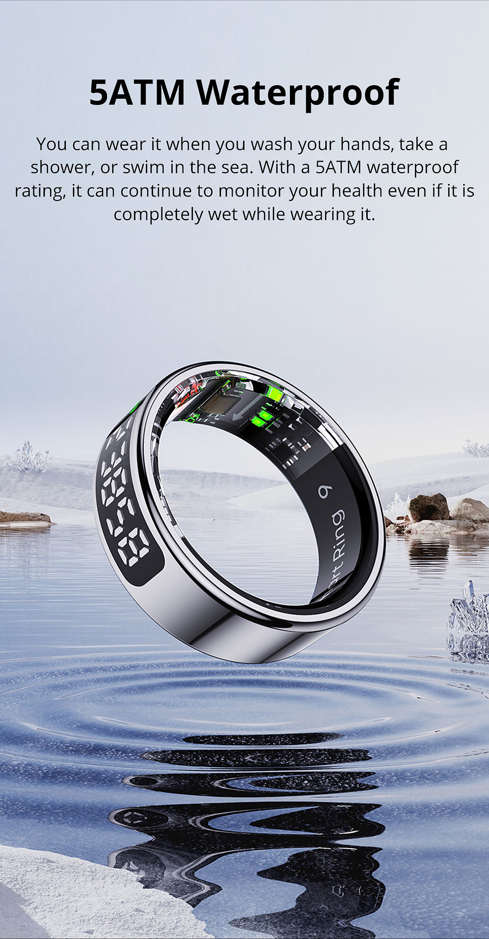 Thumbnail: Smart Ring with Display Screen and Touch