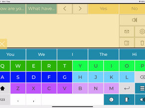 Your colour-coded keyboard as a scanning guide