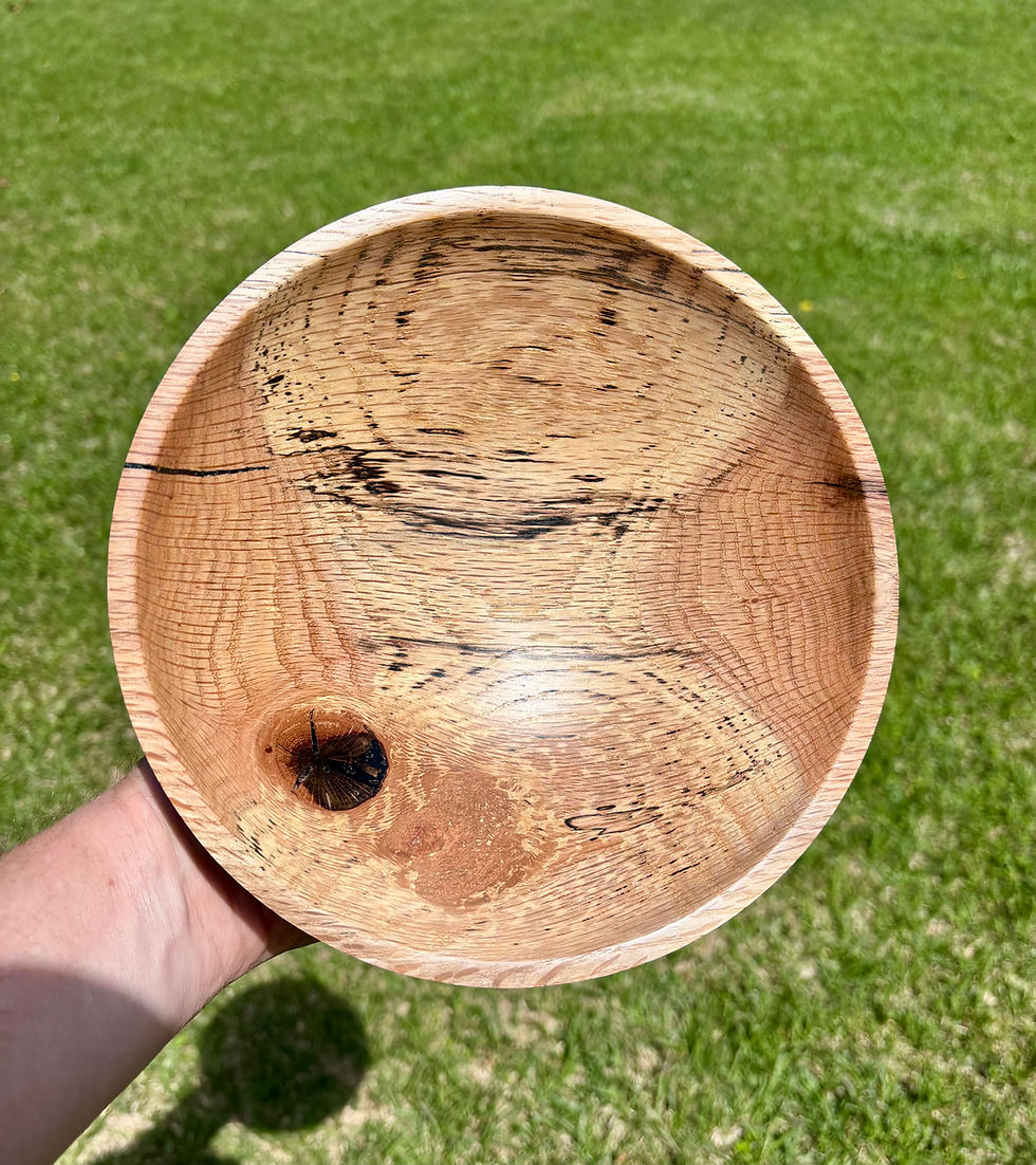 Thumbnail: 8.5 x 3 Spalted Oak Bowl
