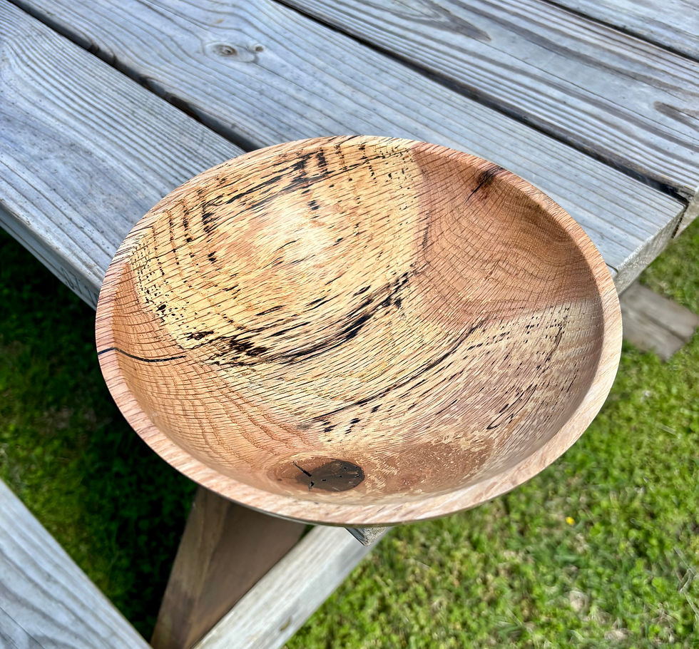 Thumbnail: 8.5 x 3 Spalted Oak Bowl