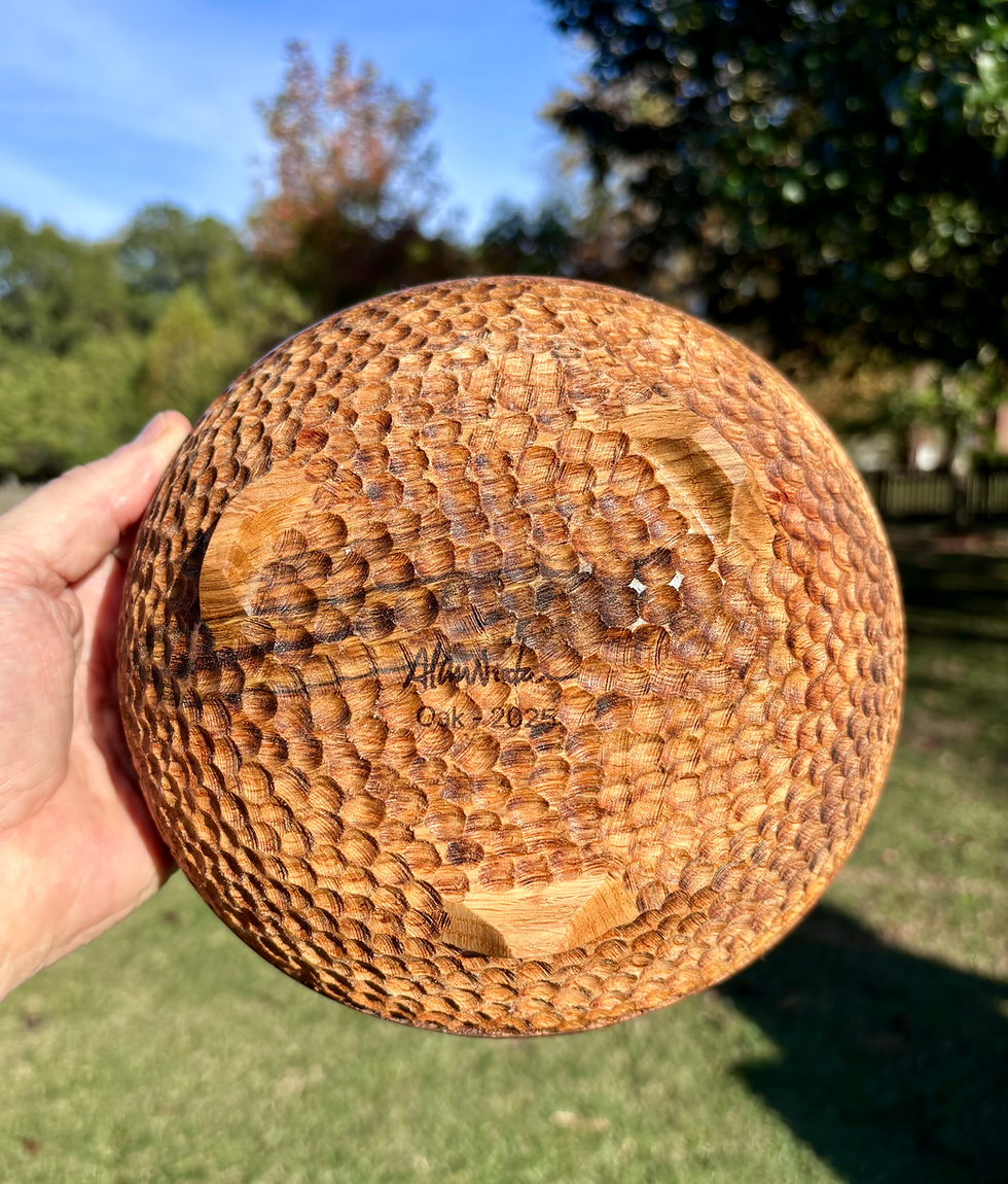 Thumbnail: 8x3 Live Edge Oak Bowl