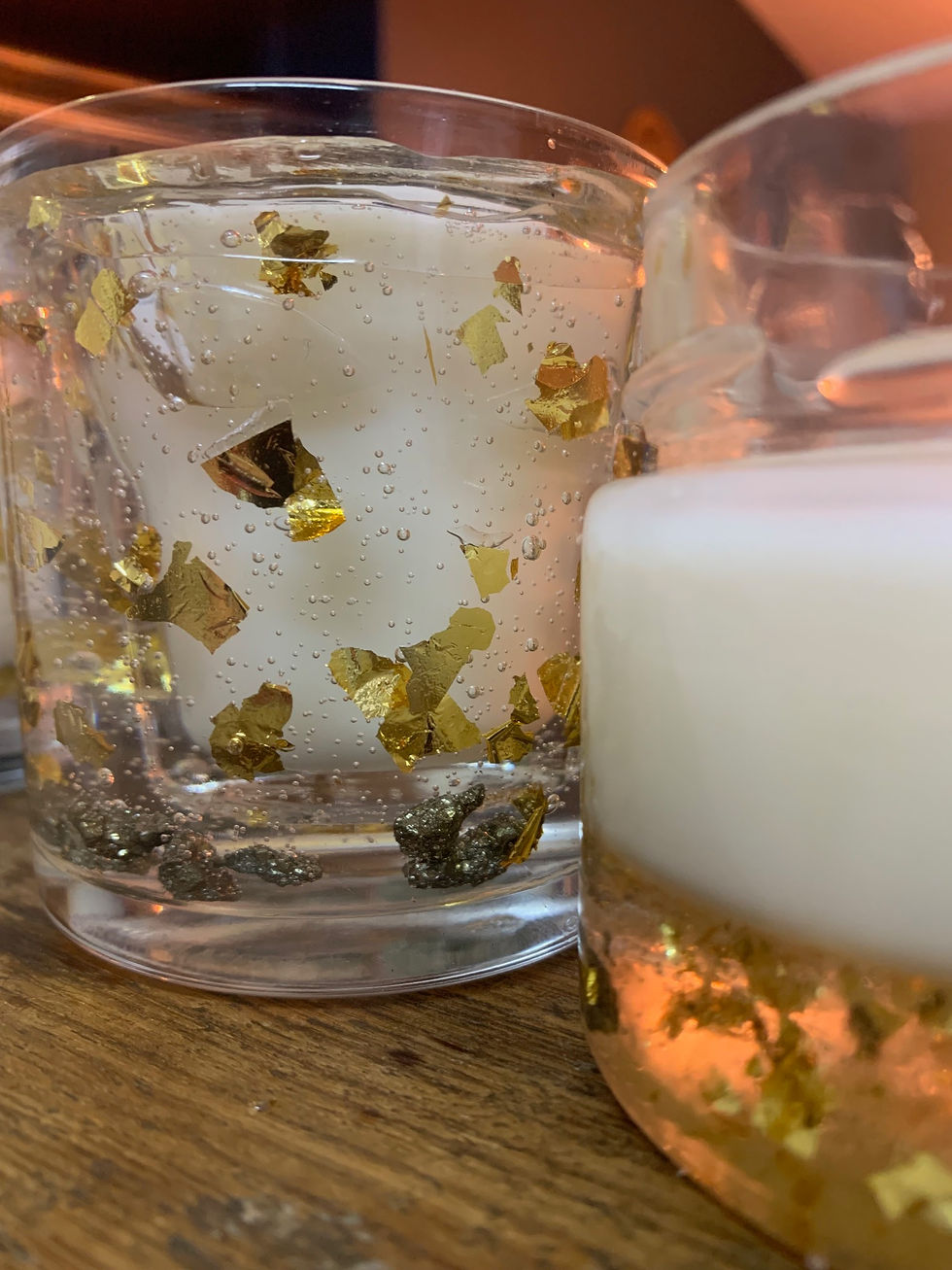 Miniatura: Vela Luminária GOLD FORTUNE - 180G - 90G queima