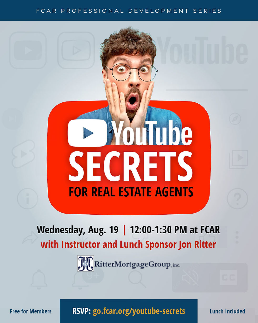 Professional Development Series: YouTube Secrets for Real Estate Agents