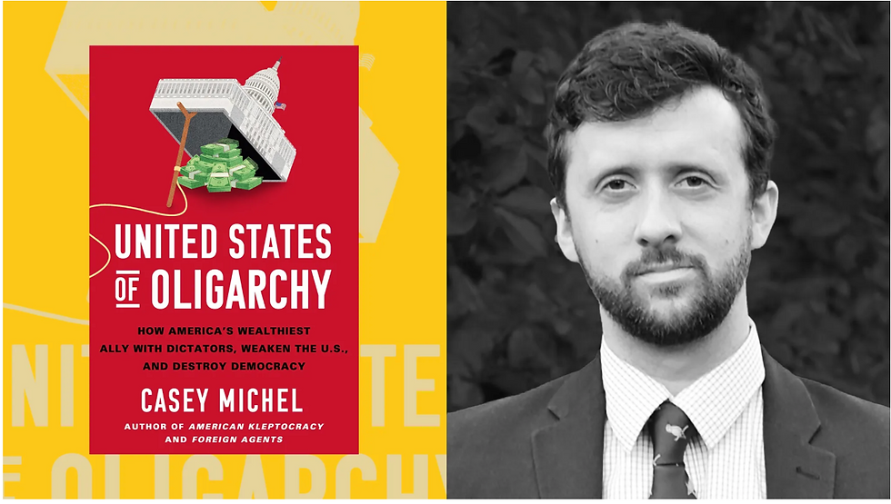 This article was adapted from Casey Michel’s forthcoming book, United States of Oligarchy: How America’s Wealthiest Ally With Dictators, Weaken the U.S., and Destroy Democracy. Copyright © 2026 by the author and reprinted with permission of St. Martin’s Publishing Group.Mother Jones illustration; photo by Versha Sharma