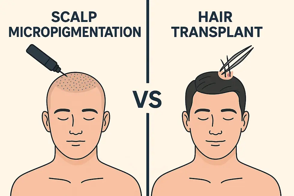 Tricopigmentation Vs Greffe de cheveux 