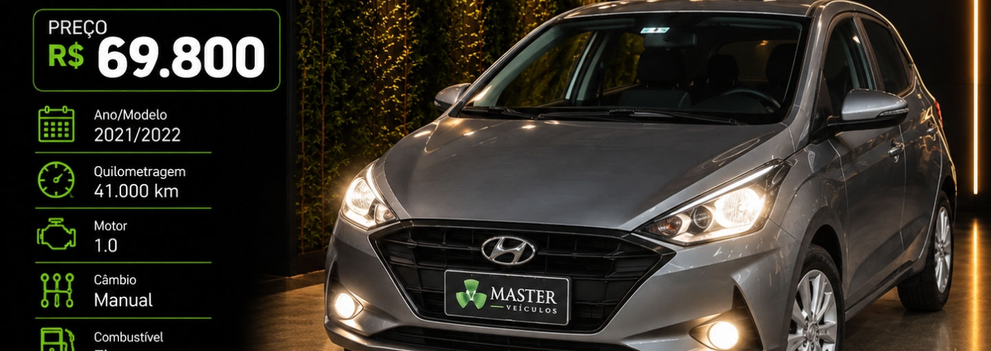 Hyundai HB20 Evolution Bluelink 1.0 2022 prata em São José do Rio Preto