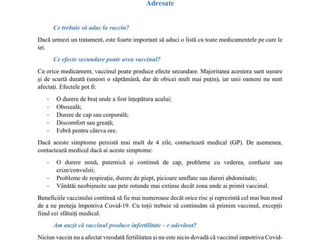 Informing communities on Covid-19 vaccination (with BEMIS)
