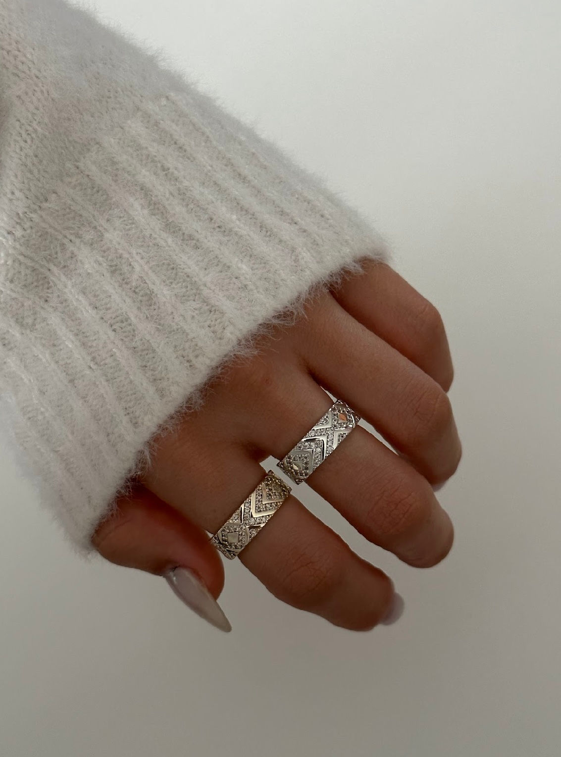 Vip Gümüş Taşlı Yüzük 