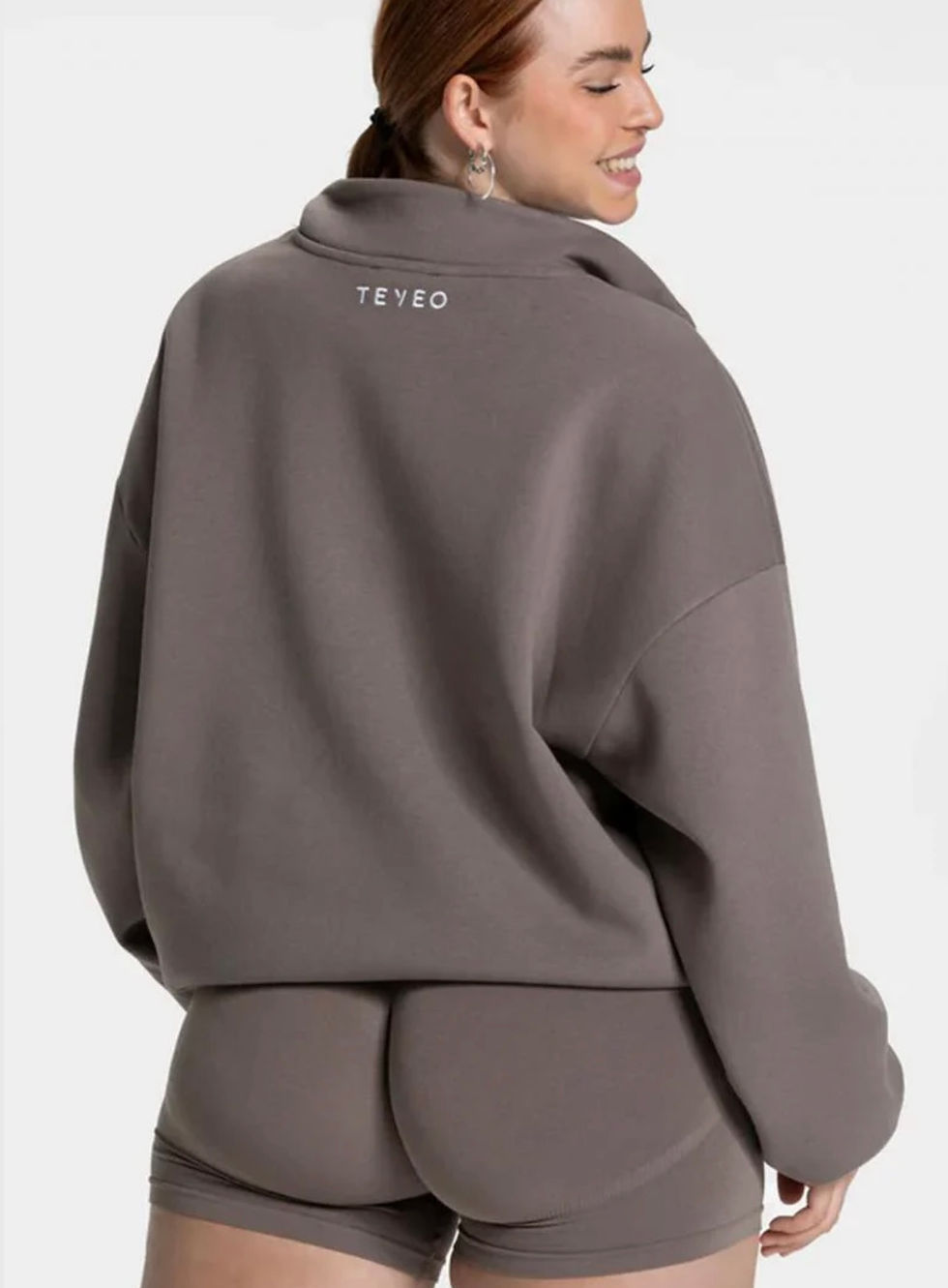 Küçük resim: 3 İplik Kahve Ultra Sweetshirt 