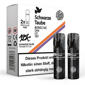 187 Strassenbande - Pod (2er Set) - Schwarze Taube (Traube, Eis) - 20mg - ca. 600 Züge