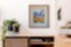 Thumbnail: A Love Story... Where Spirit Guides Brush 17IN x 20IN Framed PRINT Landscape