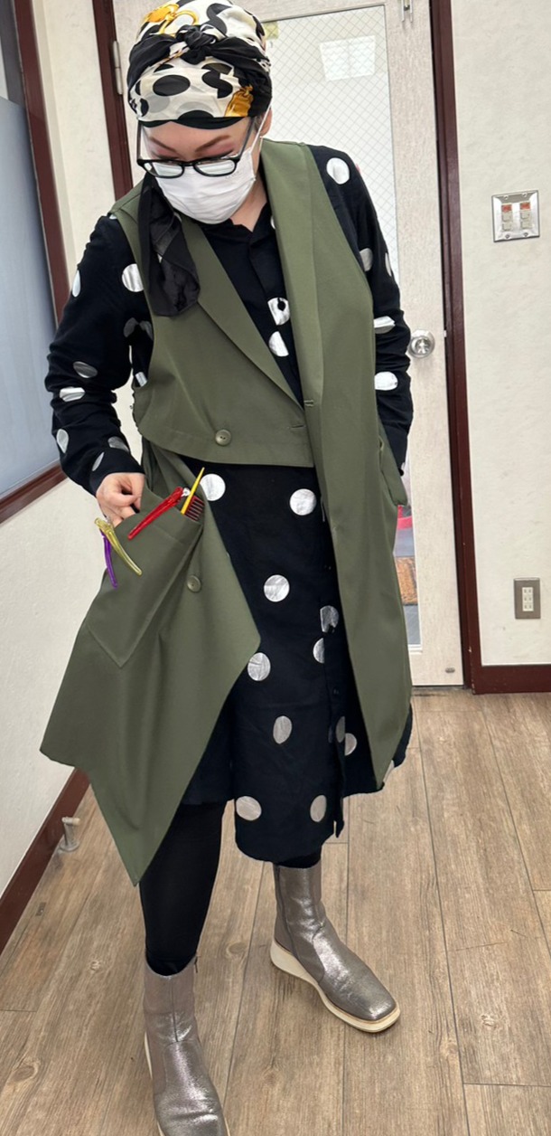 エプロンジレ 制服のOEM