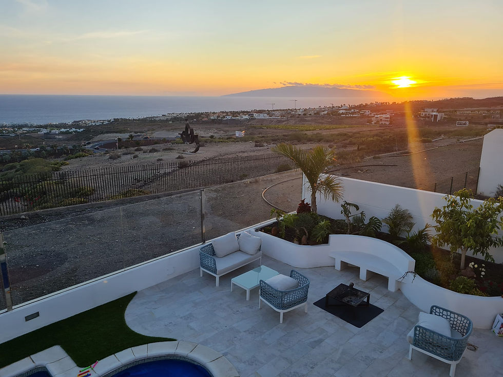 Golden Hour terrace view