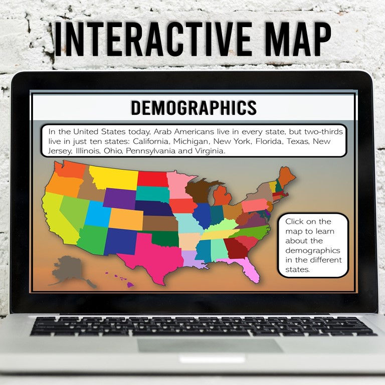 Arab American Heritage Month Interactive Digital Activity