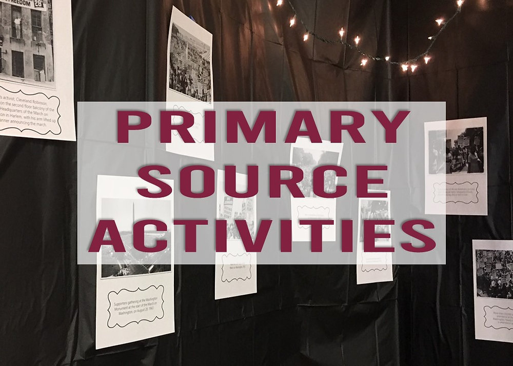 Primary Source Activities