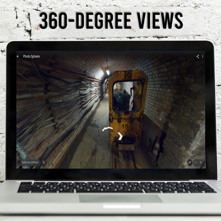 Thumbnail: Google Earth underground mining tour link example