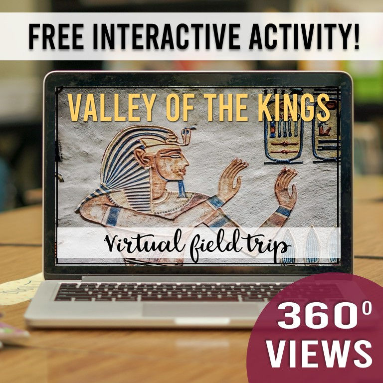 Take your students on a virtual field trip to King Tut's tomb with this free tour