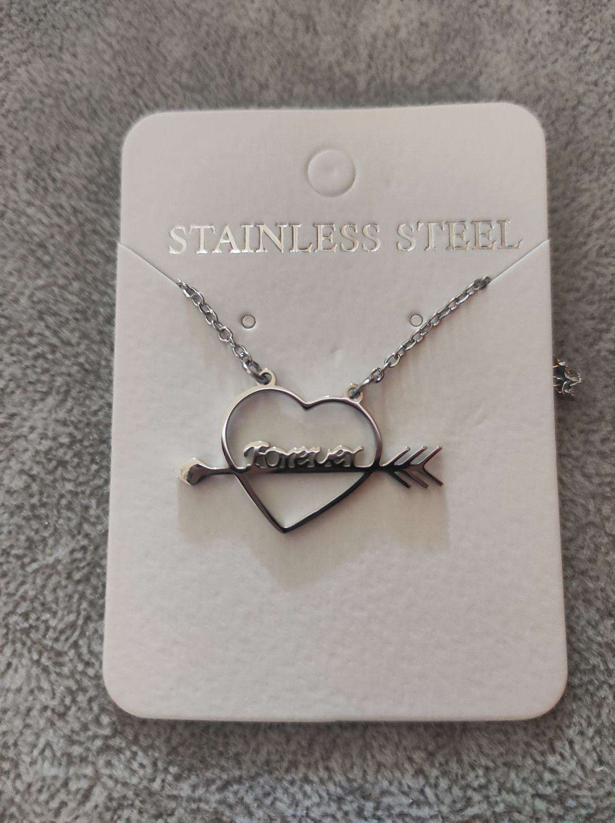 Chaine argent "Forever"