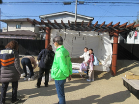 1月18日(日)防災訓練実施しました