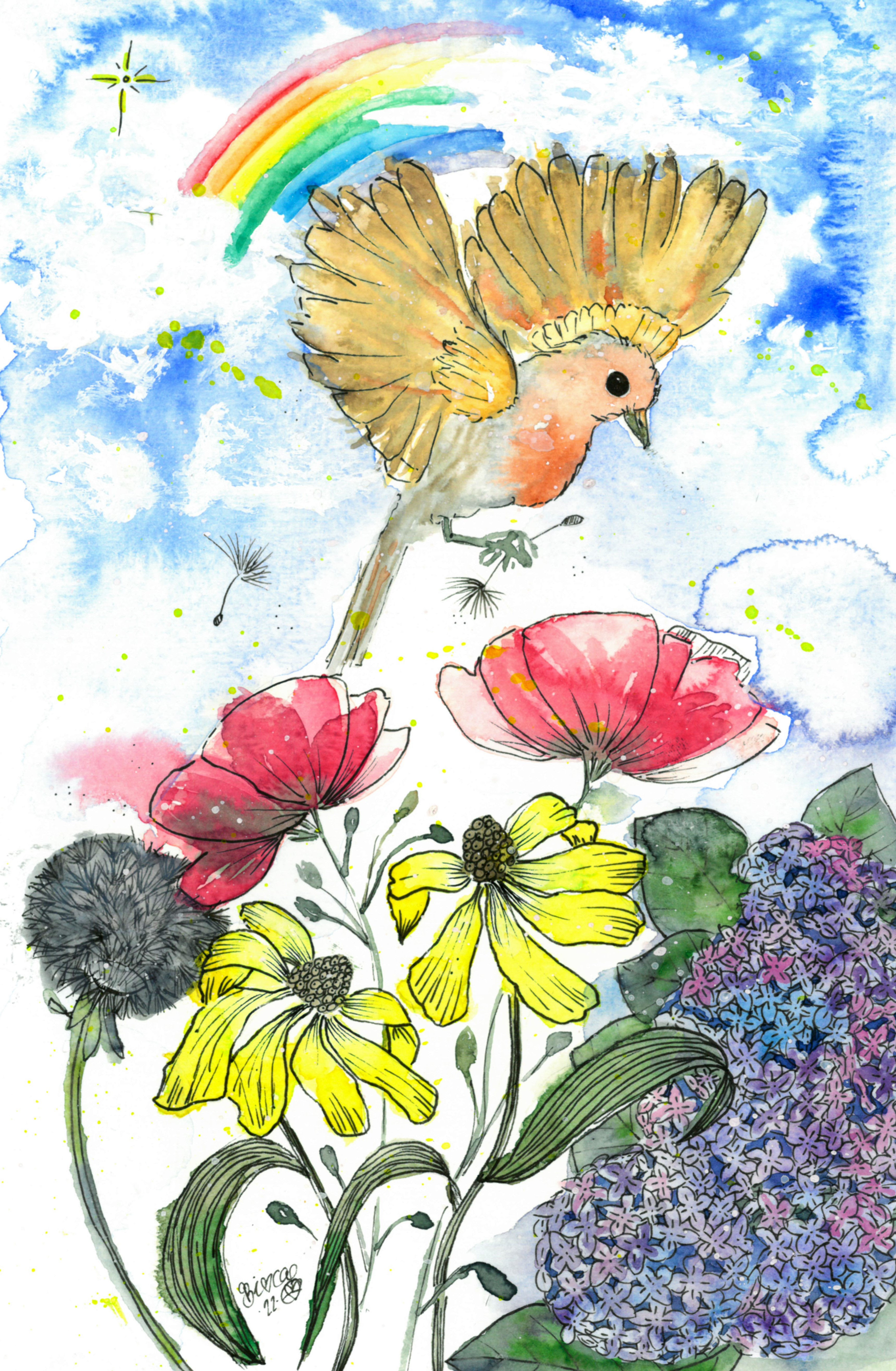 Doppelkarte A5 "Anteilnahme"