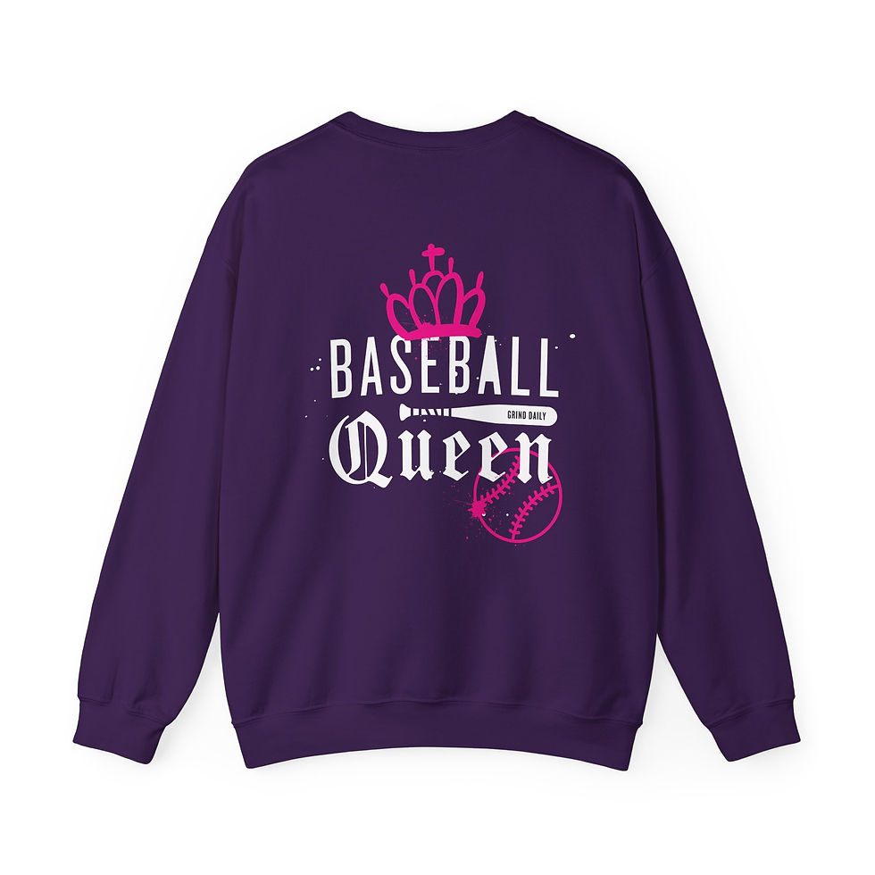 Thumbnail: Baseball Queen - Mamas Crewneck Sweatshirt