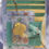Thumbnail: Sweet baby card with yellow and mint green.  Under the sea print with sweet sea creatures.  A bubble print in coordinating colors with a yellow sting ray on top.  He has yellow gem eyes and sits over the bubble paper with a strand of jute underneath tied at the ends.  To the right a couple of white metal grommets holding a white organza bow.  For some shimmer some green washi  tape stripes.