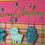 Thumbnail: Pink with bright yellow stitched die cuts.  Pink, yellow, green, and blue ribbon border, with little blue sheep.  "The Lord is My Shepard." Psalm 23 is in green cursive writting, with blue gem embellishments.