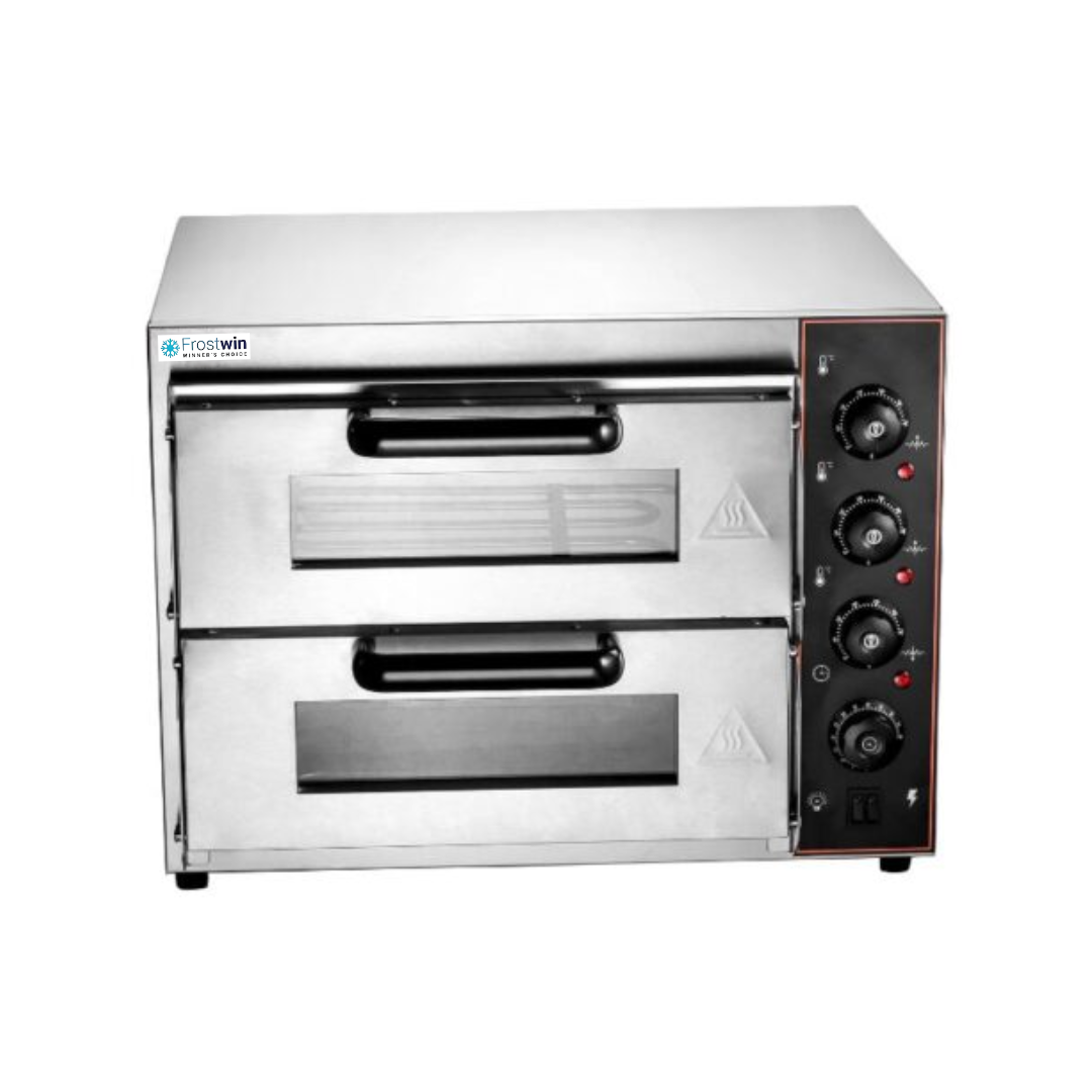 Electric Pizza Oven Double With 2 Stones-2