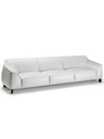 Archibald Sofa System modular sofa by Poltrona Frau shown in a linear profile highlighting clean lines, generous seating and contemporary comfort.