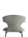 Montera Mas stool by Poltrona Frau displayed as a standalone piece highlighting its sculptural silhouette