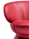 Close-up of the cushioned seat with smooth contours and refined upholstery, highlighting comfort and craftsmanship
