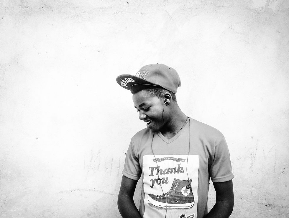 Black And White Portrait