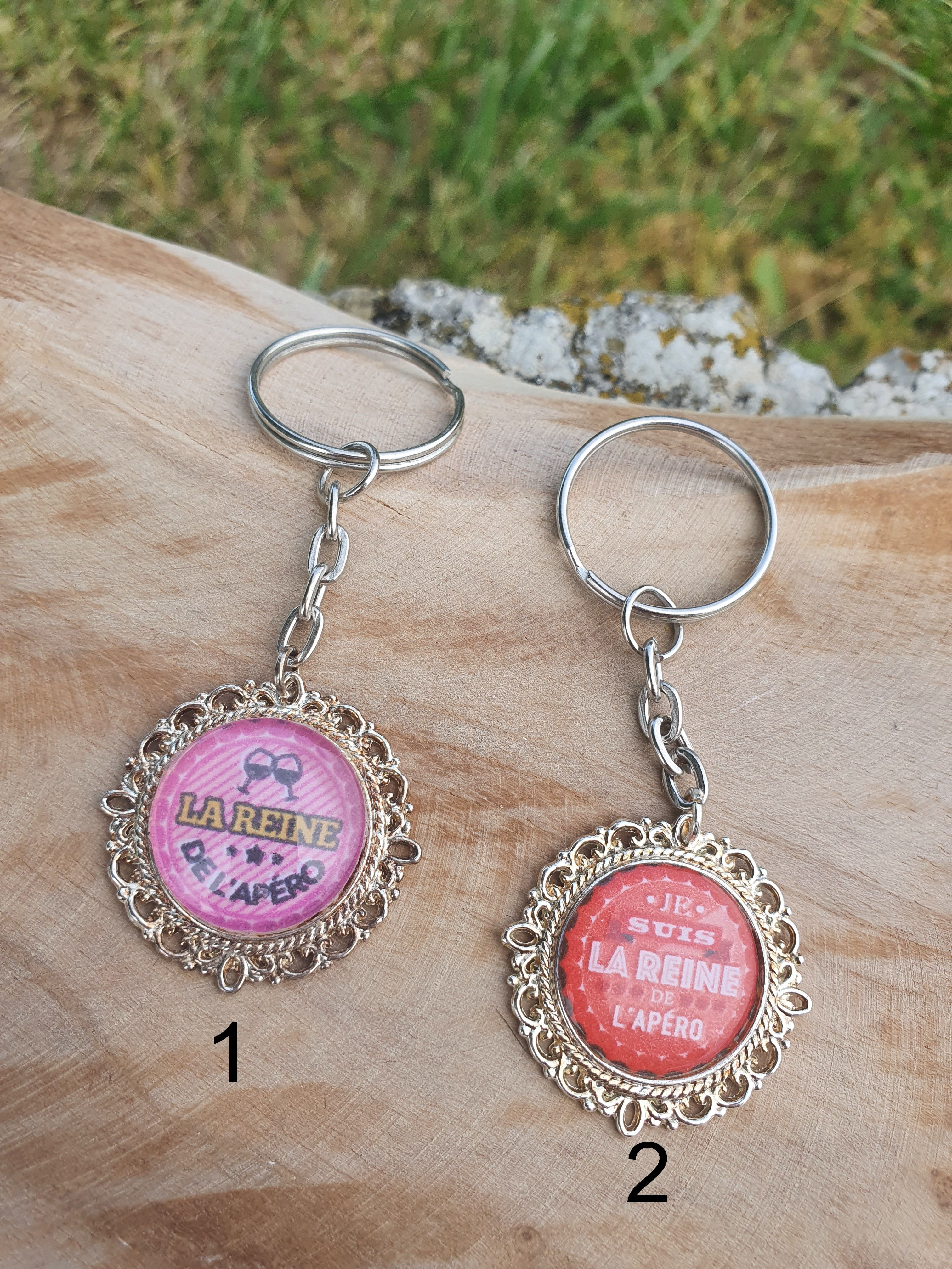 Schlüsselanhänger Königin des Aperitifs