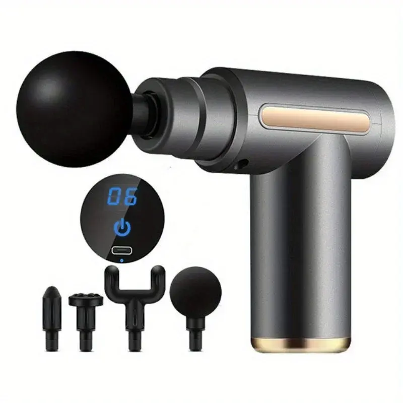 Miniatura: Portable Fascial Massage Gun Electric Percussion Pistol Massager Body Relaxation