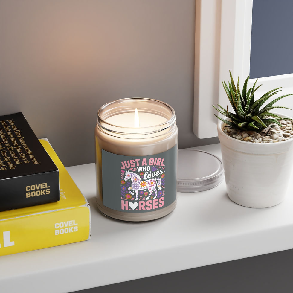 Thumbnail: Just a Girl Who Loves Horses candle | Scented Soy 9oz jar