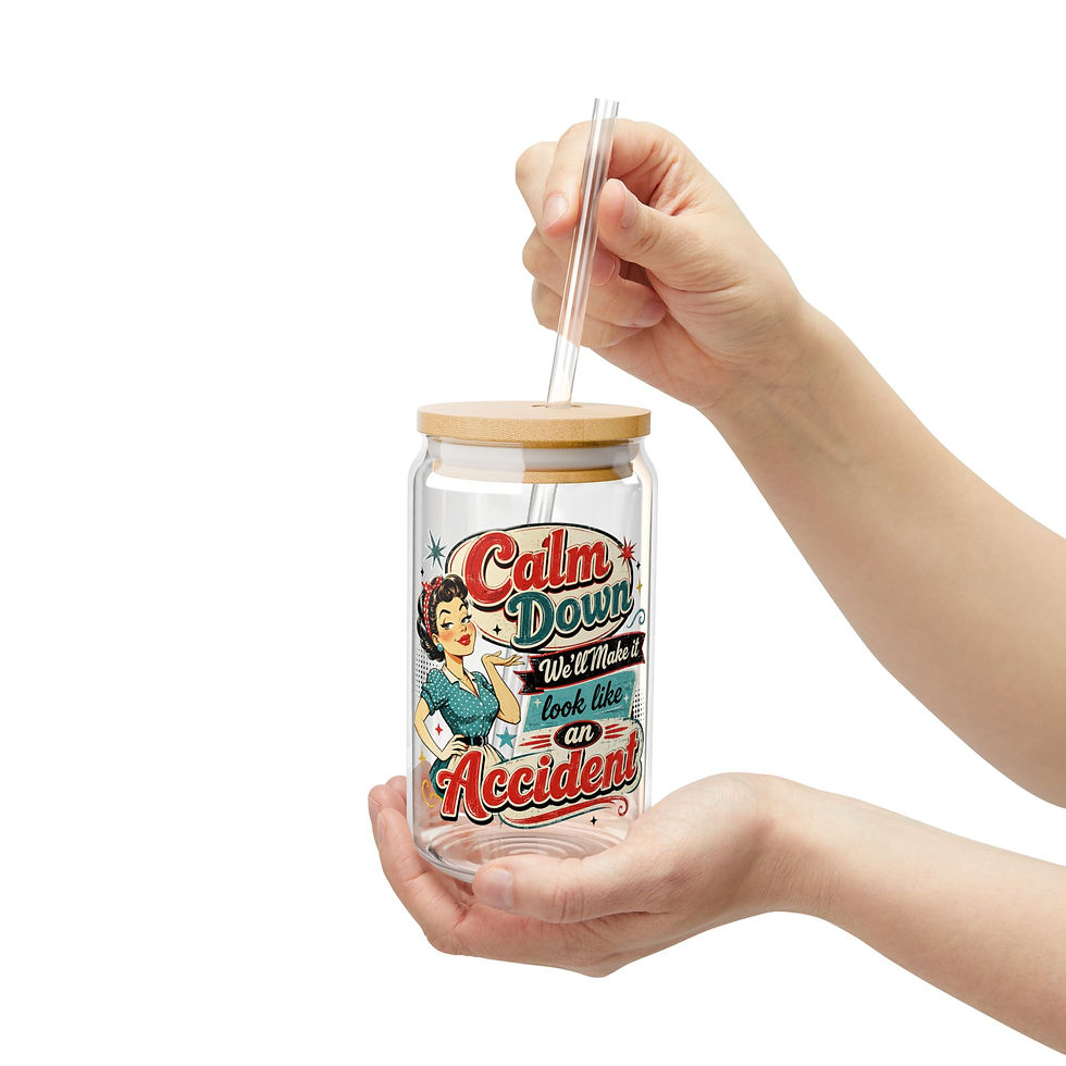 Thumbnail: Calm Down Sipper Glass | 16oz