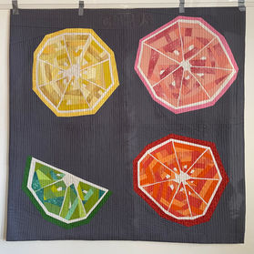 Photo of a creative piece of textile art created by Dawn Tornes, following the CraftyMonkies 2024 USA Craft Retreat in Lancaster, PA. Tutor was Nicholas Ball