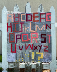 Photo of a creative piece of textile art created by Dawn Tornes, taught by Nicholas Ball